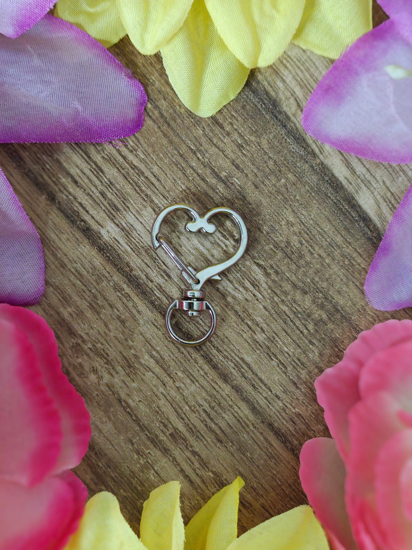 Circle, Heart, or Star key rings